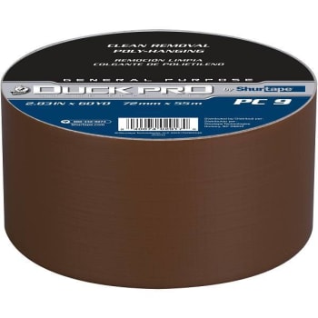 Duck Pro By Shurtape Contractor Grade, Colored Cloth Duct Tape Brown