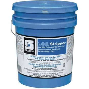 Spartan® L.o.e. Stripper, Floor Finish Remover, Low-Odor,  5 Gal  