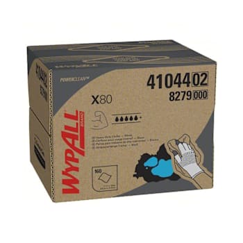 Image for WypAll Powerclean X80 Extended-Use Heavy Duty Wipes, 160 Sheets-Case from HD Supply