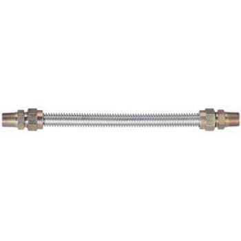 Image for Watts 3/8 In. Od 1/4 In. Id 1/2 In. Mnpt X 1/2 In. Mnpt 48 In. Long Stainless Steel Gas Connector from HD Supply
