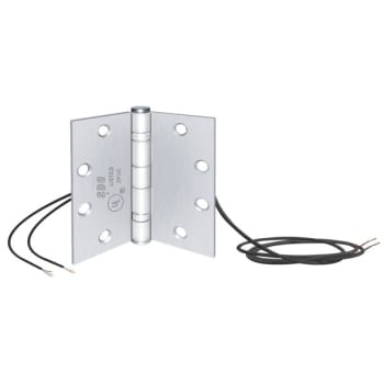 Image for Sdc Power Transfer Hinge 4 Conducter Dull Chrome 4.5x4.5 W/door Status Contact from HD Supply