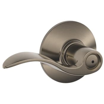 Image for Schlage F-Series Lock F40 Privacy Lever Accent Lever (Satin Nickel Blackened) from HD Supply