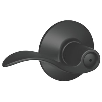 Image for Schlage F-series Lock F40 Privacy Lever Accent Lever (matte Black) from HD Supply