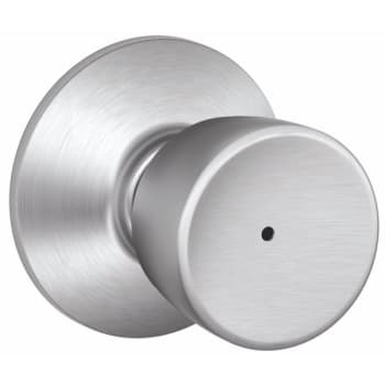 Image for Schlage F-Series Lock F40 Privacy Bell Knob (Satin Chrome) from HD Supply