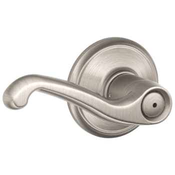 Image for Schlage F-Series Lock F40 Privacy Lever Flair Lever (Satin Nickel) from HD Supply