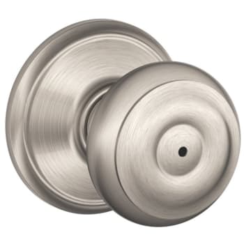 Image for Schlage F-Series Lock F40 Privacy Georgian Knob (Satin Nickel) from HD Supply