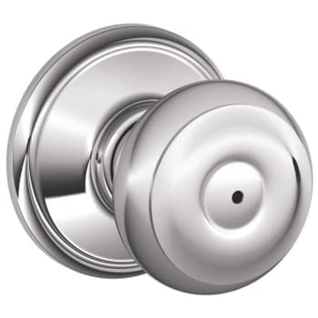 Image for Schlage F-series Lock F40 Privacy Knob Georgian Knob (bright Chrome) from HD Supply