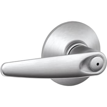 Image for Schlage F-Series Lock F40 Privacy Lever Jazz Lever (Satin Chrome) from HD Supply