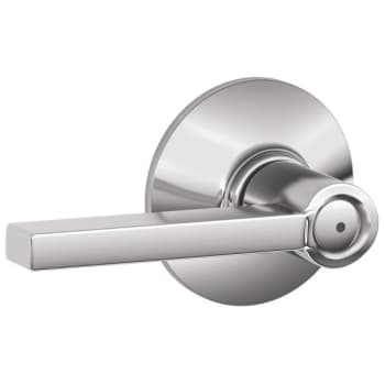 Image for Schlage F-Series Lock F40 Privacy Lever Latitude Lever (Bright Chrome) from HD Supply