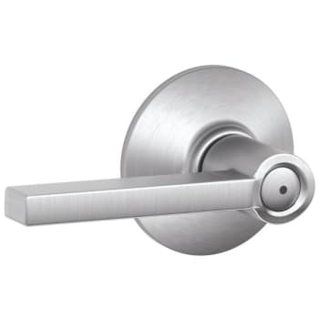 Image for Schlage F-Series Lock F40 Privacy Lever Latitude Lever (Satin Chrome) from HD Supply