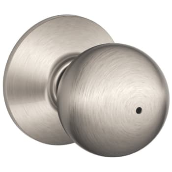 Image for Schlage F-Series Lock F40 Privacy Orbit Knob (Satin Nickel) from HD Supply