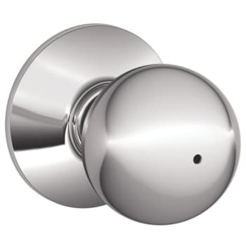 Image for Schlage F-Series Lock F40 Privacy Orbit Knob (Bright Chrome) from HD Supply