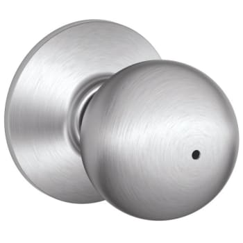Image for Schlage F-series Lock F40 Privacy Orbit Knob (satin Chrome) from HD Supply