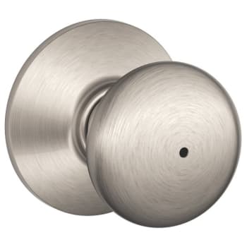 Image for Schlage F-Series Lock F40 Privacy Plymouth Knob (Satin Nickel) from HD Supply