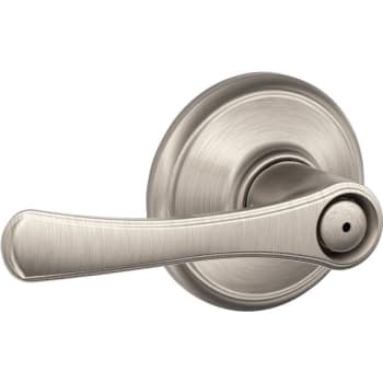 Image for Schlage F-Series Lock F40 Privacy Lever Avila Lever (Satin Nickel) from HD Supply