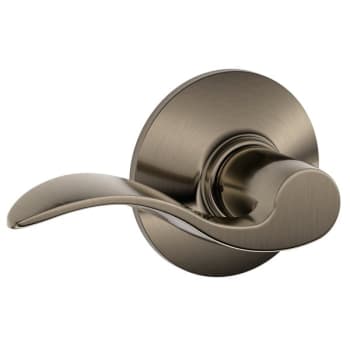 Image for Schlage F-Series Lock F10 Passage Accent Lever Style (Antique Pewter) from HD Supply