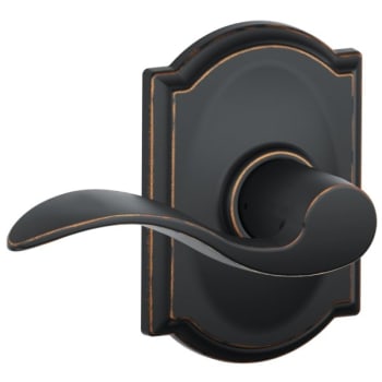 Image for Schlage F-Series Lock F10 Passage Accent Lever Style Cam (Aged Bronze) from HD Supply