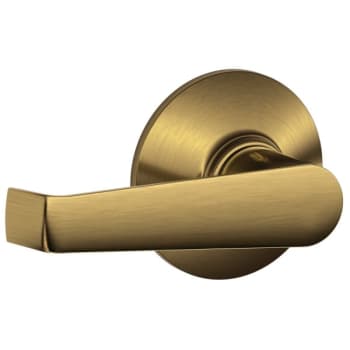 Image for Schlage F-Series Lock F10 Passage Elan Lever Style (Antique Brass) from HD Supply