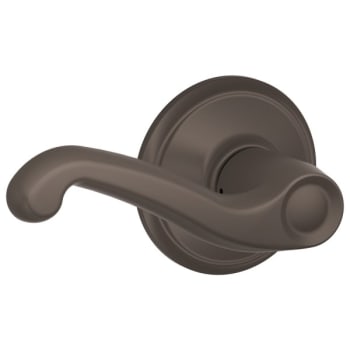 Image for Schlage F-Series Lock F10 Passage Flair Lever Style (Oil-Rubbed Bronze) from HD Supply