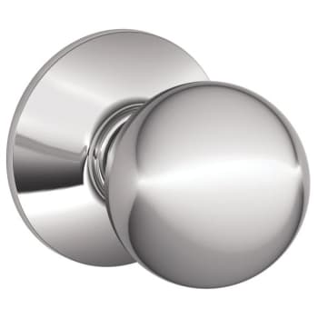 Image for Schlage F-Series Lock F10 Passage Orbit Knob Style (Bright Chrome) from HD Supply