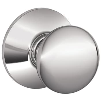 Image for Schlage F-Series Lock F10 Passage Plymouth Knob Style (Bright Chrome) from HD Supply