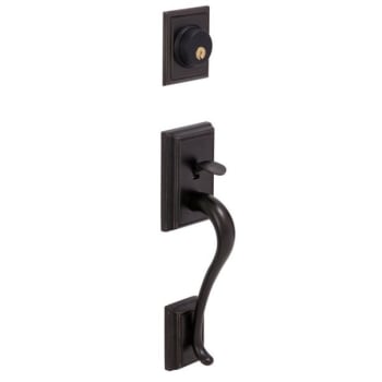 Image for Schlage F-Series Lock F58 Exterior Lever Addison Style Design (Aged Bronze) from HD Supply