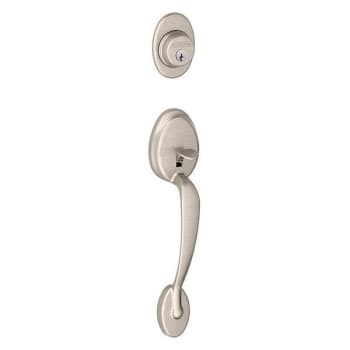 Image for Schlage F-Series Lock F58 Exterior Lever Plymouth Knob (Satin Nickel) from HD Supply
