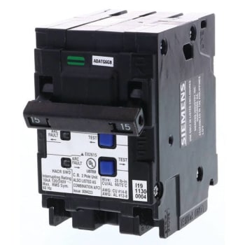 Image for Siemens 15 Amp 2-Pole Qafn Afci 10 Ka Breaker from HD Supply