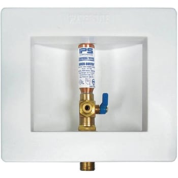 Image for Water-Tite Icemaker Valve Outlet Box With 1/4 Turn Valve And Arrestor from HD Supply