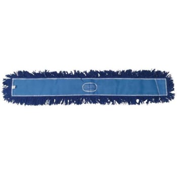 Image for 5 In. X 48 In. Blue Blended Dry Flat Mop from HD Supply