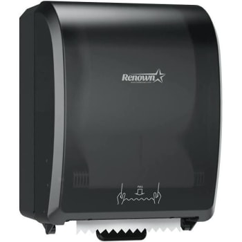 Renown 7.5 In. Series Mechanical Paper Towel Dispenser (Black)