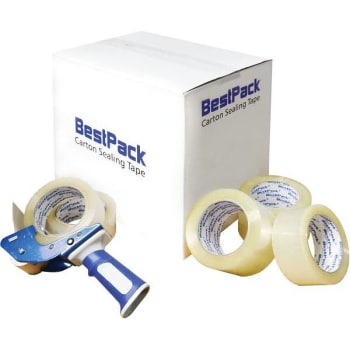 48 Mm X 100 M 2.0 Mil Bl20 Clear Packing Tape Case Of 36