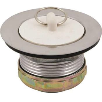 Image for ProPlus Wash Tray Plug With Stopper (Stainless Steel) from HD Supply