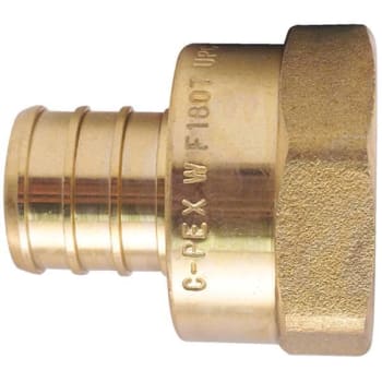 Image for Apollo 1 In. Brass PEX-B Barb X 1 In. Female Pipe Thread Adapter from HD Supply