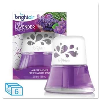 Bright Air 2.5 Ounce Sweet Lavender/Violet Scent Oil Air Freshener (6-Carton)