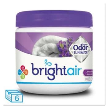 Bright Air 14 Oz Lavender/Fresh Linen Scent Super Odor Eliminator (6-Carton)