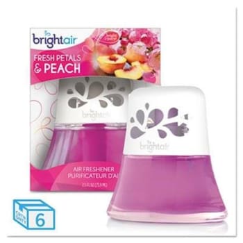 Image for Bright Air 2.5 Oz Fresh Petals/Peach Air Freshener Diffuser (6-Carton) from HD Supply