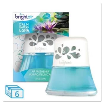 Image for Bright Air 2.5 Oz Calm Waters/Spa Scent Oil Air Freshener (6-Carton) from HD Supply