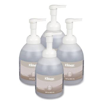 Alcohol-Free Foam Hand Sanitizer, 18 Oz Pump Bottle, Fragrance-Free, 4/Carton