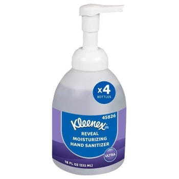Image for Kleenex 18 Oz Moisturizing Foam Hand Sanitizer (Fragrance-Free) (4-Carton) from HD Supply