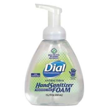 Image for Dial 15.2 Oz Antibacterial Foam Hand Sanitizer (4-Carton) from HD Supply