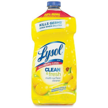 Image for Lysol® 40 Oz Clean And Fresh Multi-Surface Cleaner (Lemon And Sunflower) (9-Carton) from HD Supply