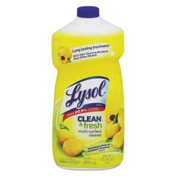 Image for Lysol® 40 Oz Clean and Fresh Multi-Surface Cleaner (Lemon and Sunflower) (9-Carton) from HD Supply