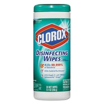 Image for Clorox Disinfecting Wipes, 7 x 8, Fresh Scent, 35/Canister, Carton Of 12 from HD Supply