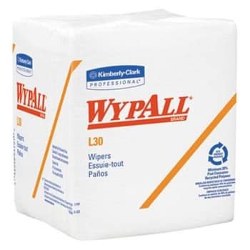 Image for Wypall Quarter Fold L30 All Purpose Light Duty Wipers (90-Box) from HD Supply