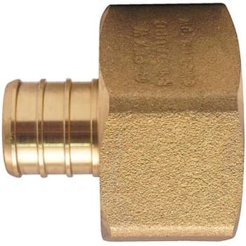 Image for Apollo 3/4 In. Brass PEX-B Barb X 1 In. Female Pipe Thread Adapter from HD Supply