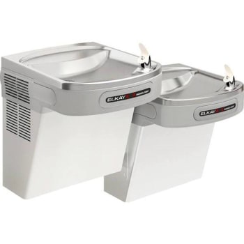 Image for Elkay Hands Free ADA Gray Bi-Level Drinking Fountain from HD Supply