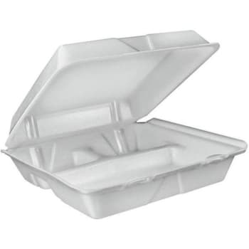 Image for Dart 9-3/8 In. X 9 In. X 3 In. Container W/ 3-Compartment (200-Case) from HD Supply