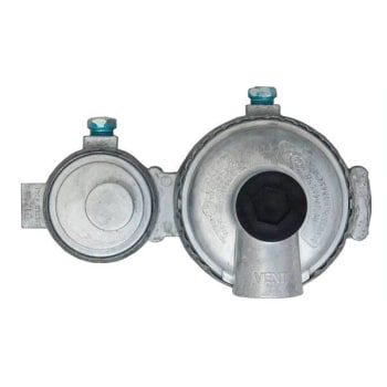 Excela-Flo 1/4 In. FNPT Inlet X 3/8 In. FNPT Outlet Mec COMPACT Twin Stage Regulator