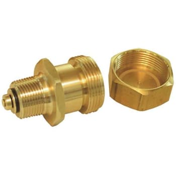 Image for Mec 3/4 In. Mnpt Inlet X 1-5/8 In. Unf Male Outlet Liqud Withdrawal Tank Valve W/ Cap from HD Supply